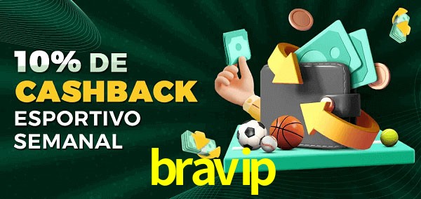 10% de bônus de cashback na bravip