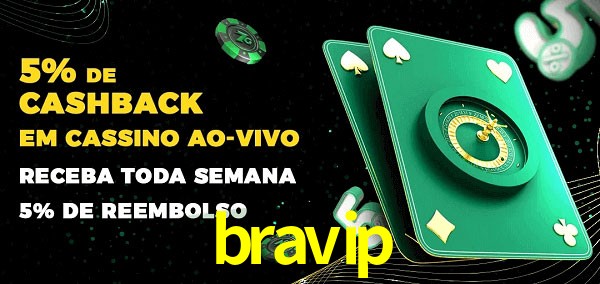 Promoções do cassino ao Vivo bravip